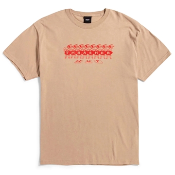 HUF x Thrasher T-shirt Mason Sand